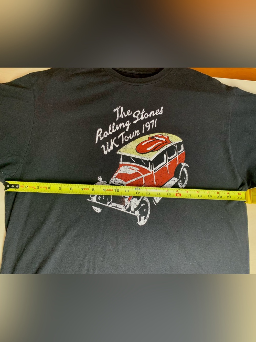 Black Rolling Stones UK Tour 1971 Tee | XL - Picture 6 of 7